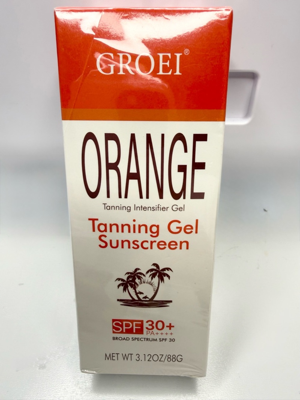 GROEI Orange Tanning Gel Sunscreen SPF 30+